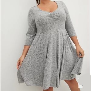 Torrid Super Soft Plush A Line Skater Dress Size 2X